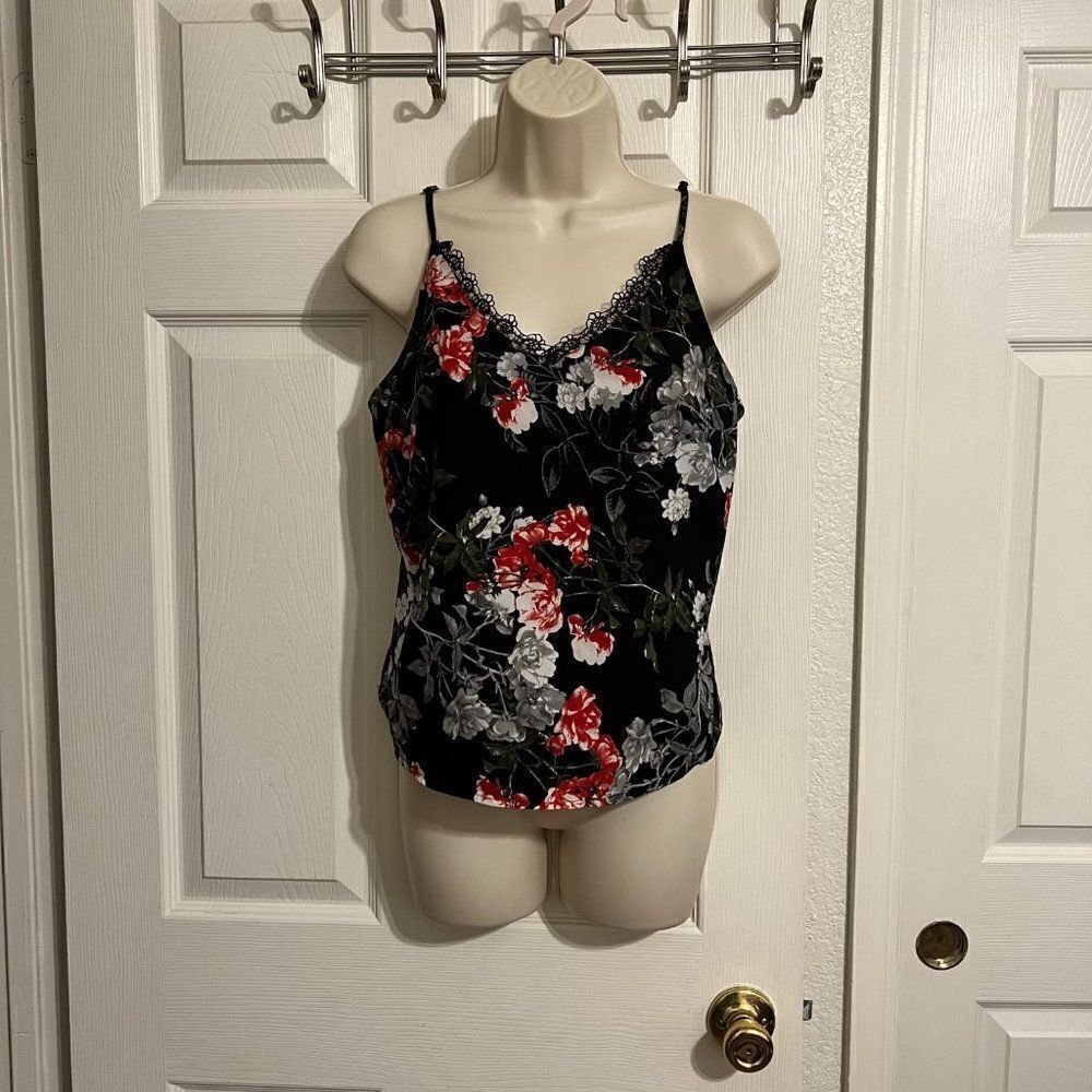 Banana Republic Factory Floral Adjustable Cami Size Small
